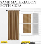 NICETOWN Blackout Curtains for Bedroom, 1 Pair, 42 by 45-inch, Window Treatment - Image 5