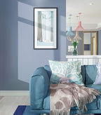 Safiyya Blue Peel and Stick Wallpaper 984.2"x17.7" Grey Blue Contact Paper - Image 3