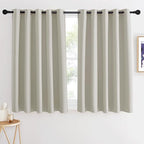 NICETOWN Short Cafe Curtain 54 inch Length, Window Treatment Thermal Insulated by NICETOWN