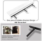 Floating Shelves 48 Inch Long 8" Deep Set of 2, Heavy Duty Wood Wall Mounted - Image 5