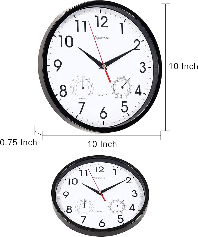 Wall Clock, Sweep Silent Movement Accurate Clocks - Image 5