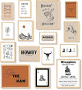 KBKBART Retro Western Wall Art Set – 15 Vintage Cowboy & Desert Prints by KBKBART