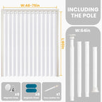 AJAZZ Blackout Magnetic Door Curtain - Image 2