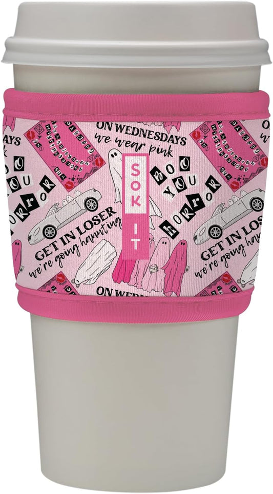 Sok It HotSok Coffee & Tea Reusable Insulated Neoprene Cup Sleeve (She Doesn't Even Ghost Here)