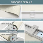 AOSKY Cordless Roller Shades Blackout Blinds - Image 6