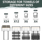 Xstydes Towel Racks for Bathroom, Metal Towel Holder - Image 6