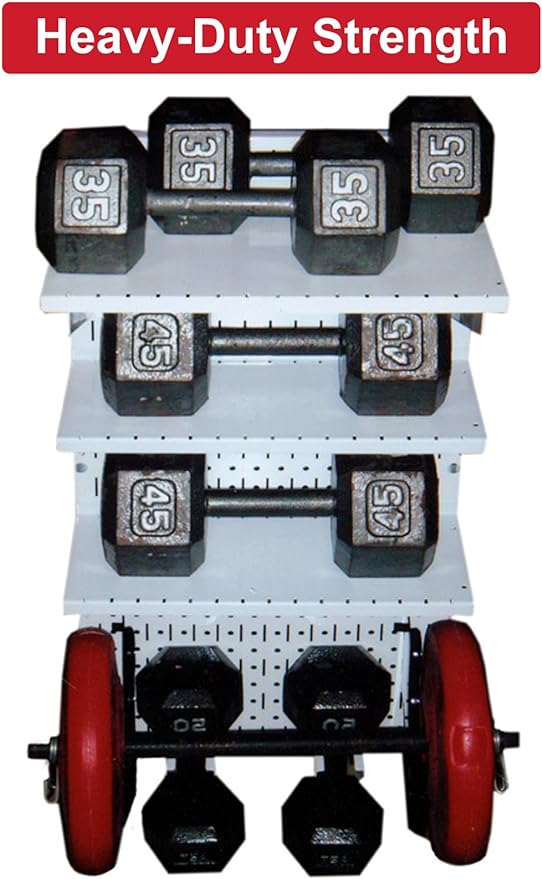 Wall Control 30-P-3232G Gray Metal Pegboard Pack - Image 10