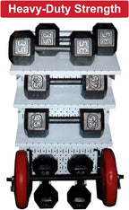 Wall Control 30-P-3232G Gray Metal Pegboard Pack - Image 10