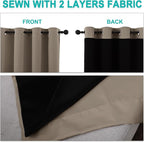 NICETOWN 100% Blackout Curtains - Image 5