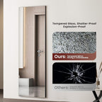 Kosmonia 58x18 Frameless Full Length Silver Coating Mirror w/Distortion Free - Image 7
