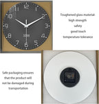 XNM Large Decorative Clocks Battery Operated 20 Inch Dark Grey Wall Clock - Image 6
