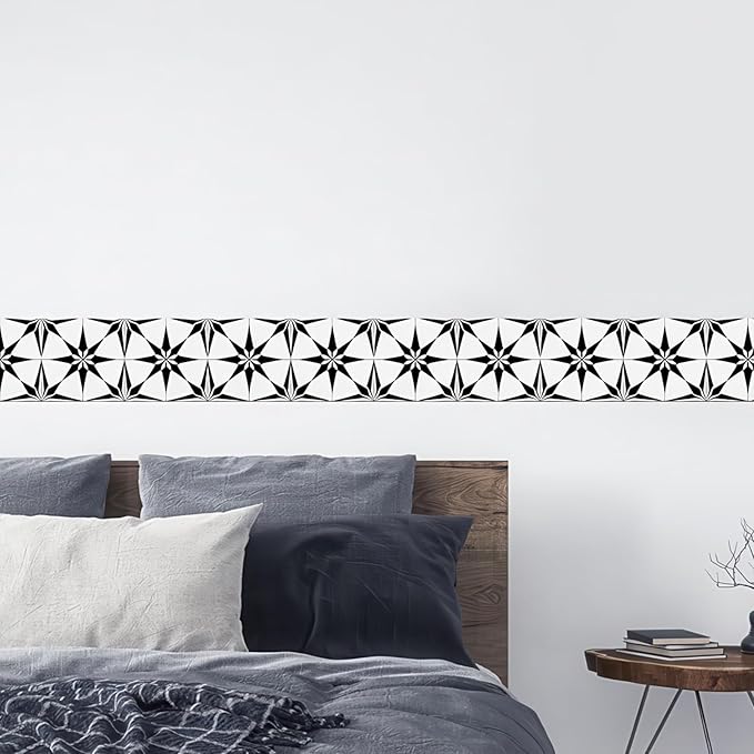 HOMETITUTE Wallpaper Border 4x196 Inch Peel and Stick Wall Border Wallpaper - Image 7