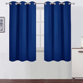 LEMOMO Blackout Curtains 38 x 63 inch/Royal Blue Curtains Set of 2 by Lemomo