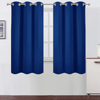 LEMOMO Blackout Curtains 38 x 63 inch/Royal Blue Curtains Set of 2 by Lemomo