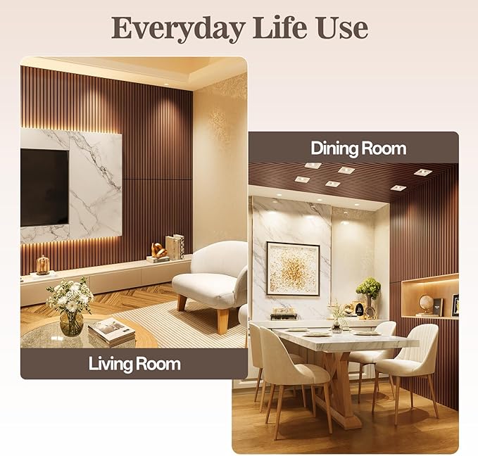 2 Pack Wood Panels for Wall, 47.24" x 23.81" Acoustic Wood Slat Wall Panel for - Image 3