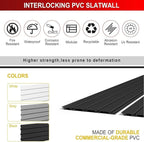 4 x 8 FT Slatwall Panel Garage Wall Organizer, Heavy Duty Slat Wall Paneling - Image 4