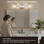 IRONPAX Wall Sconces Battery Operated Set of 2, Wireless Rechargeable Wall - Image 9
