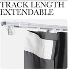 NICETOWN Door Curtain with Adjustable Ceiling Track, W34 x L 80" Thermal - Image 2