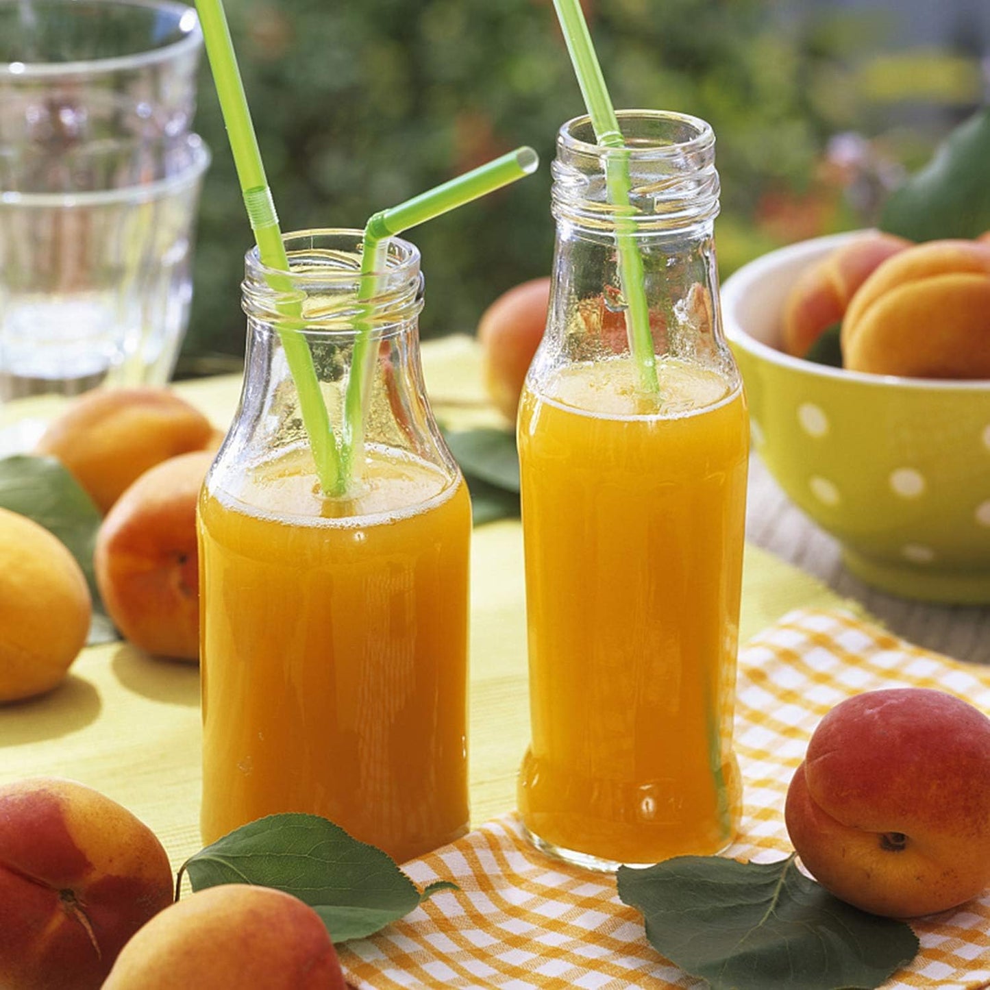 QAPPDA 12 oz Glass Bottles, Glass Milk Bottles with Lids, Vintage Breakfast Shake Container, Vintage Drinking Bottle with Chalkboard Labels and Pen for Party,Kids,Set of 20