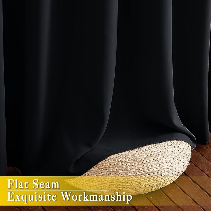 NICETOWN Black Out 144 inch Curtain - Image 7