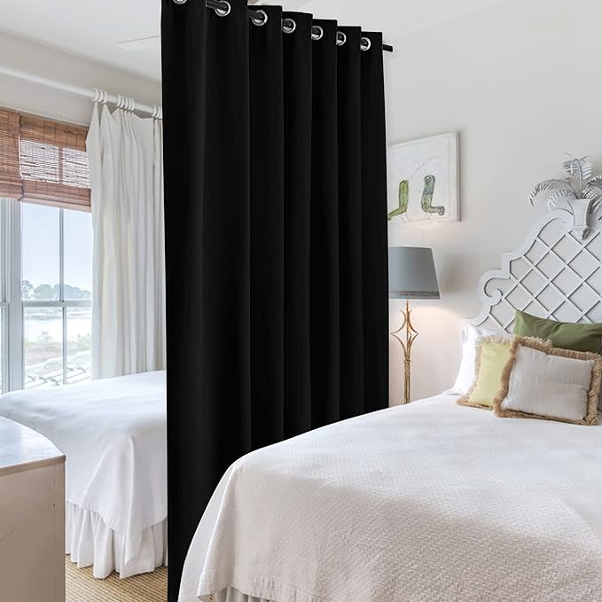 RYB HOME Blackout Curtains Soundproof Energy Saving Insulating Privacy Room - Image 4