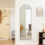 Sweetcrispy 59"x16" Arched Full Length Mirror, Leaning or Standing Full Body - Image 2