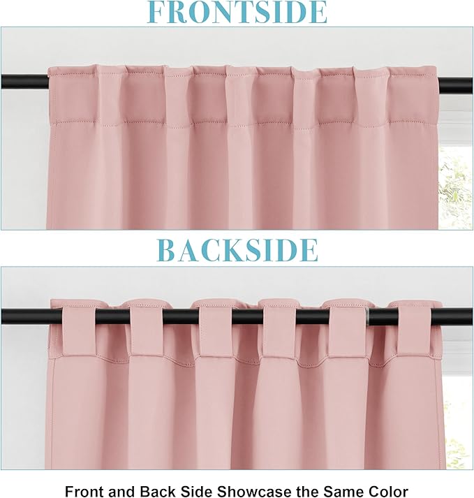RYB HOME Blackout Curtains for Bedroom, Window Shades Thermal Insulating - Image 6