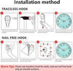 Modern Wall Clock, 10 Inch Digital Wall Clocks Battery Operated, Round Non - Image 9