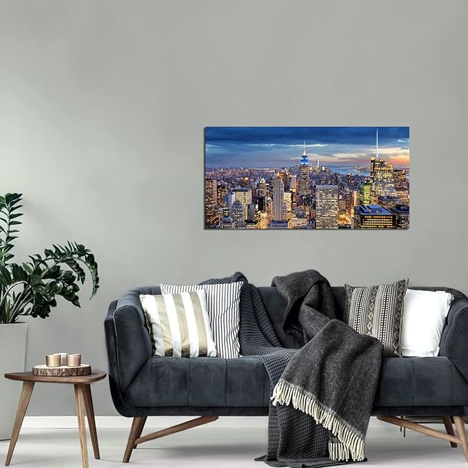 New York City Wall Art NYC Skyline Pictures Wall Decor - Image 3