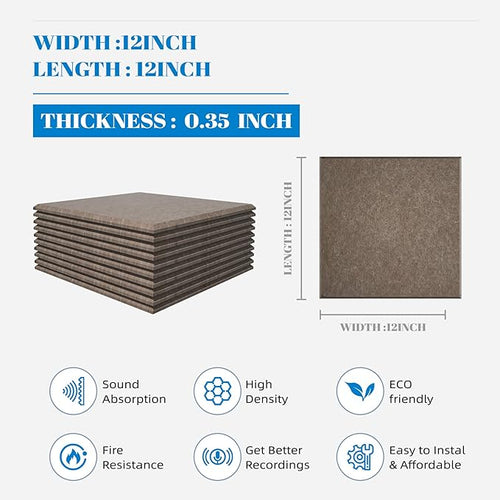 15 Pack Self-Adhesive Sound Proof Foam Panels - Image 2
