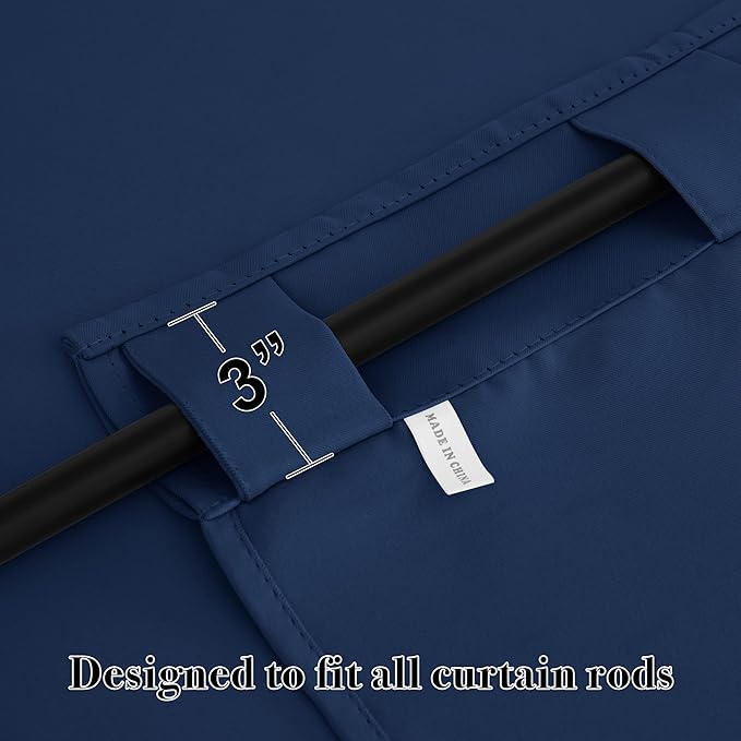 RYB HOME Blackout Curtains for Bedroom, Window Shades Thermal Insulating - Image 5