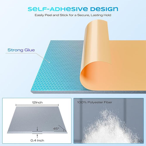 12 Pack Self-Adhesive Acoustic Panels, Soundproof Wall Panels - Image 2