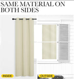 NICETOWN Room Darkening Short Curtain Panels - Image 6