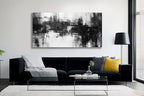 VHMING Black Abstract Wall Art Decor Black and White Painting Pop Culture Wall - Image 2