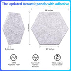 18 Pack Hexagon Acoustic Panels - Image 5