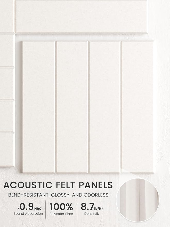 Bumusty Large Cork Board Alternative-48 x 36" Felt Bulletin Board Tiles - Image 3