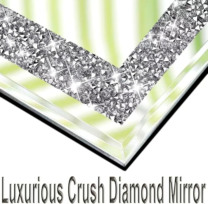 Crush Diamond Mirrors Wall Decor 6inch Mirror Tiles - Image 5