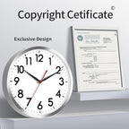 AKCISOT Wall Clock 14 Inch Large Silent Wall Clocks Battery Operated - Image 5