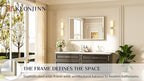 Keonjinn 48" x 30" Brushed Nickel Bathroom Mirrors - Image 7