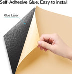 8 Pack Self-Adhesive Acoustic Panels 12" X 10" X 0.4" - Image 2