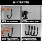 Heavy Duty Garage Storage Hooks, 12-piece Bike Hooks - Image 5