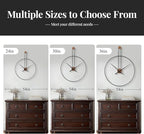 36 Inch Wall Clock Extra Large Minimalist Metal Clock - Image 6
