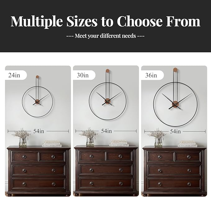 Cuspin 30 Inch Large Wall Clock - Image 5
