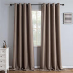 IGEMAEVE Blackout Curtains 108 Inch Length 2 Panels Set, Grommet Energy Saving by IGEMAEVE