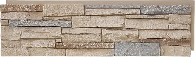 8-Pack Faux Stone Wall Panels PU Stone Veneer Siding, Mortarless Lightweight - Image 4