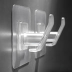 DELITON 10 Pack Adhesive Towel Hooks, Coat Hooks Stick on Wall Hanging Robes - Image 3