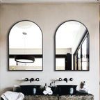 Arched Bathroom Mirror for Wall, HD Glass Over Sink for Bathroom - Image 3
