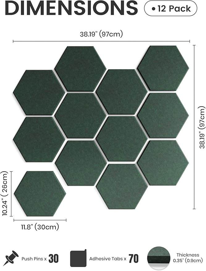 Fluxynara Hexagon Cork Board Alternative - Image 2