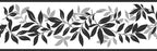 Fine Decor Leaf Trail Peel and Stick Border, 4.9 in x 16.3 ft by Fine+Decor