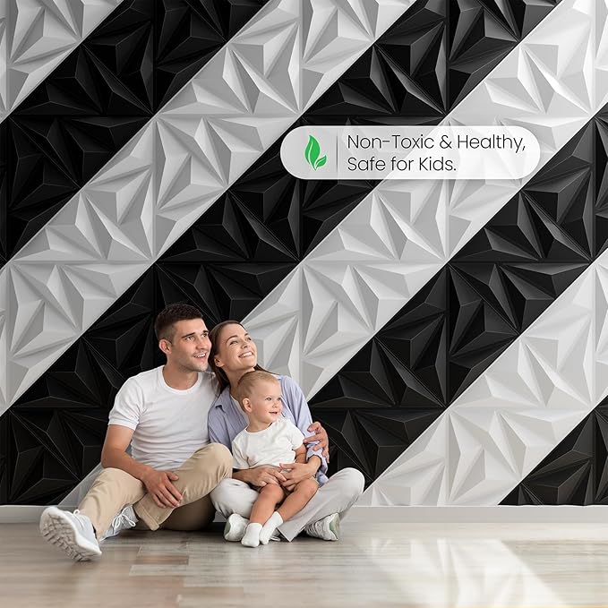 Sonicism Wall Panels Upgrade 16 Pack, 0.7”x11.8”x11.8”Pyramid 3D Wall Panels - Image 6
